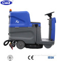 Dedicated steering wheel driving type floor sweeper machine